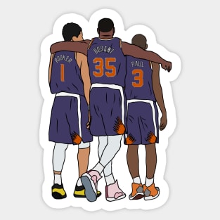 Booker, KD & CP3 Sticker